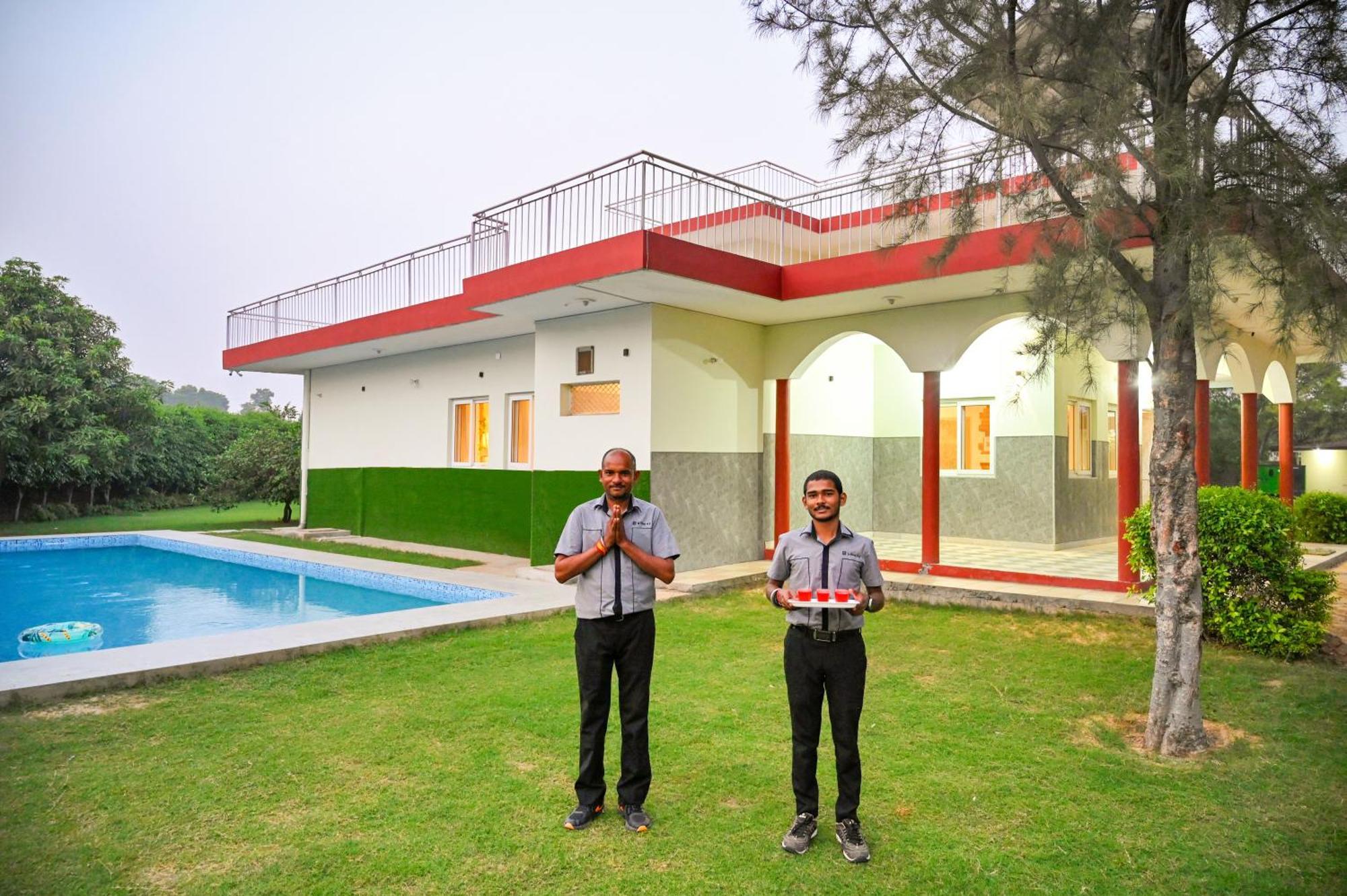 Alaya Stays 4Bhk Farmhouse With Pvt Pool & Garden - Manesar Gurgaon Dış mekan fotoğraf